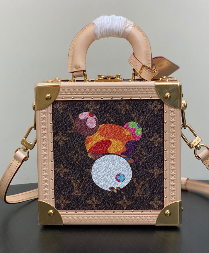 Louis Vuitton LV x TM Mini Square Trunk M13127 Brown